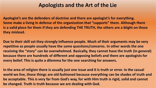 Apologetics