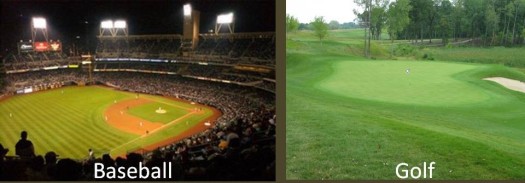 Baseball and Golf